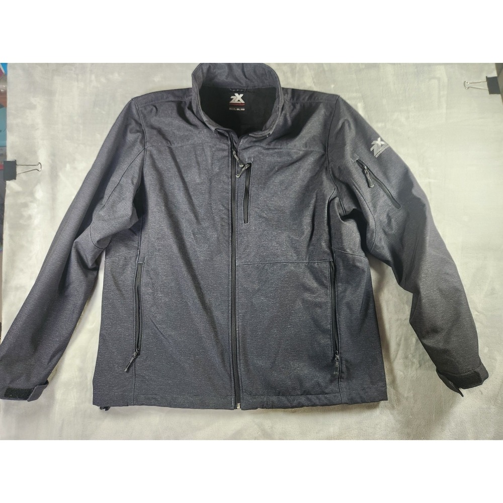 Zeroxposur Softshell Fleece Full Zip Jacket Mens Size 2XL Black